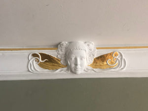 Stuckfries Elfenkind - stucco frieze fairy child